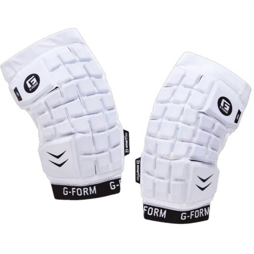 NEW G-FORM men's unhinged lacrosse arm pads in white